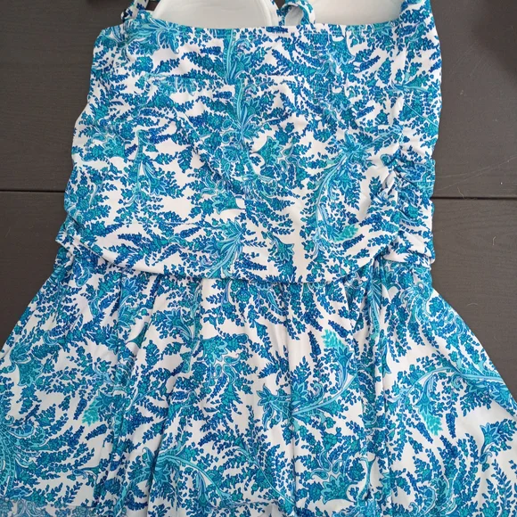 Catalina Blue and White Swimwear. Tag Reach 2X 18-20 but Fits Like 1X. NWT - Picture 4 of 4